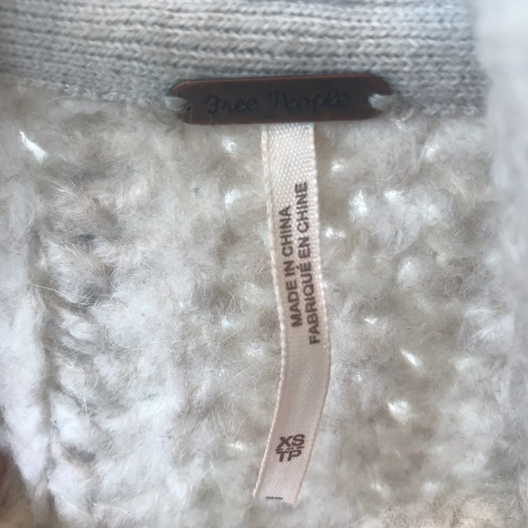 SOLD — FREE PEOPLE Pearl Fluffy Fox Sweater - Picture 8 of 8